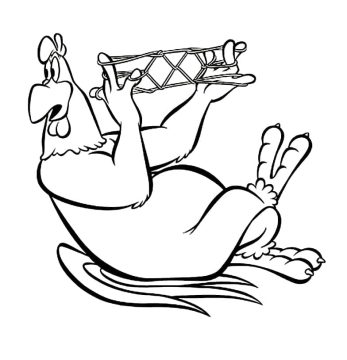 Desenho Foghorn Leghorn engraçado para Colorir