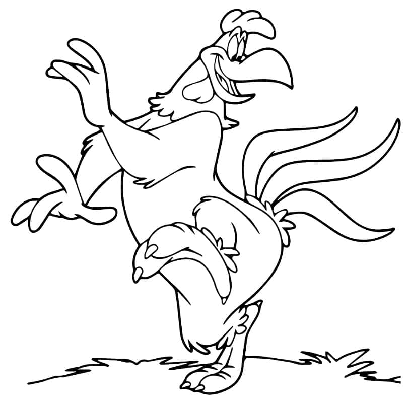 Desenho Foghorn Leghorn Looney Tunes para Colorir