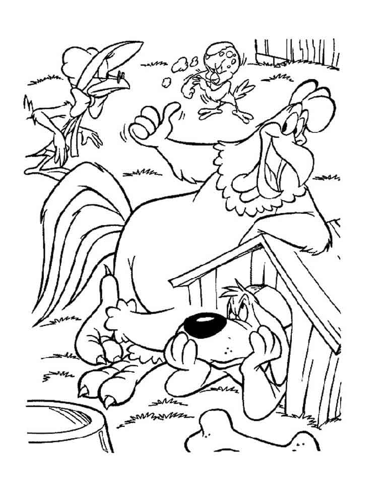 Desenhos de Foghorn Leghorn para Colorir