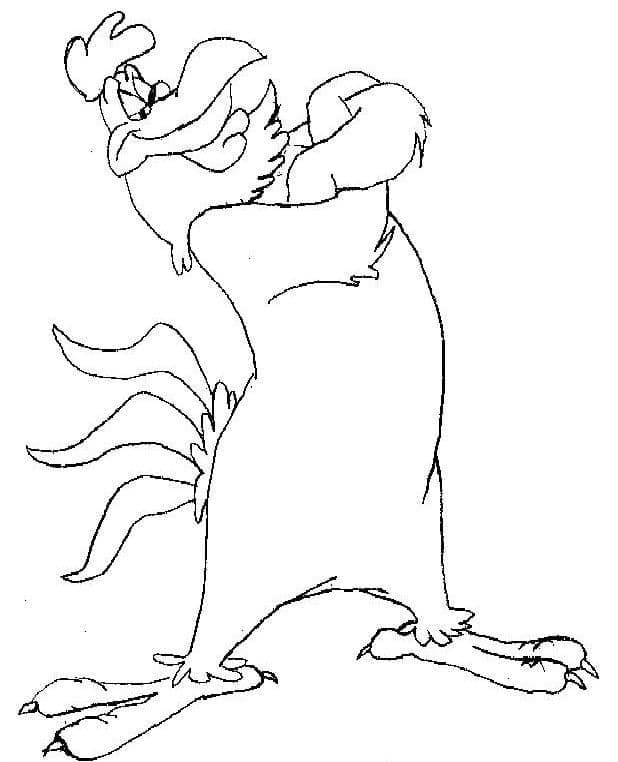 Desenho Looney Tunes Foghorn Leghorn para Colorir