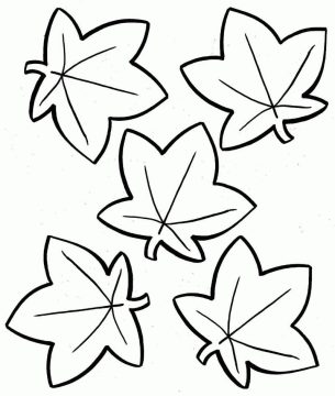 Desenho de Folha para Borboleta para Imprimir