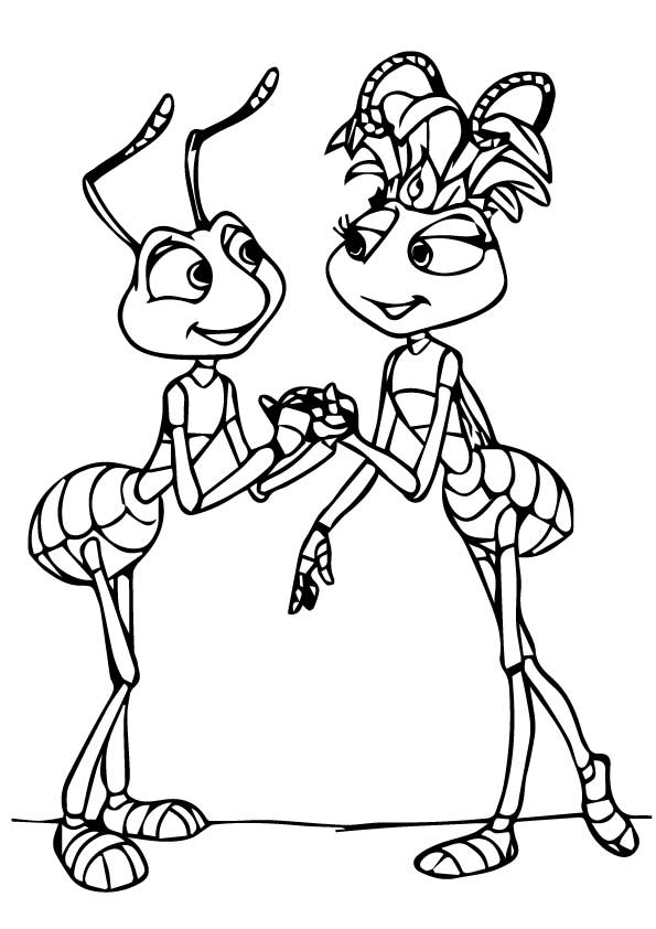 Desenhos de Formigas para Colorir