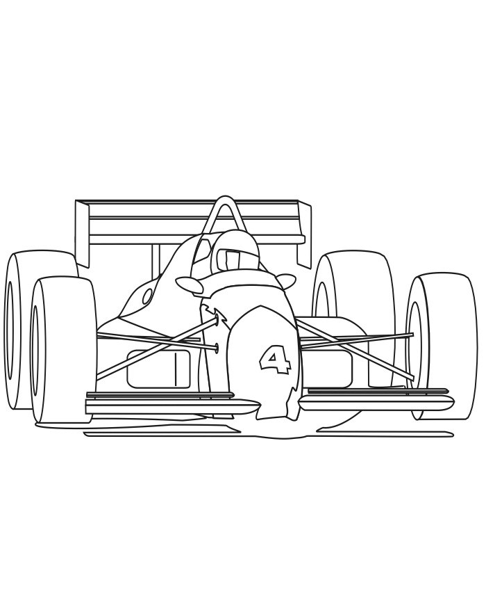 Desenho de Fórmula um Imprimivel Download