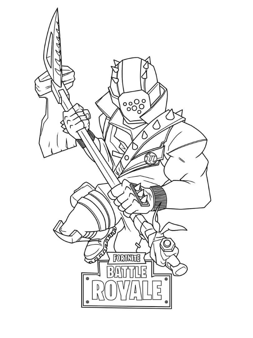 Desenhos de Fortnite para Colorir