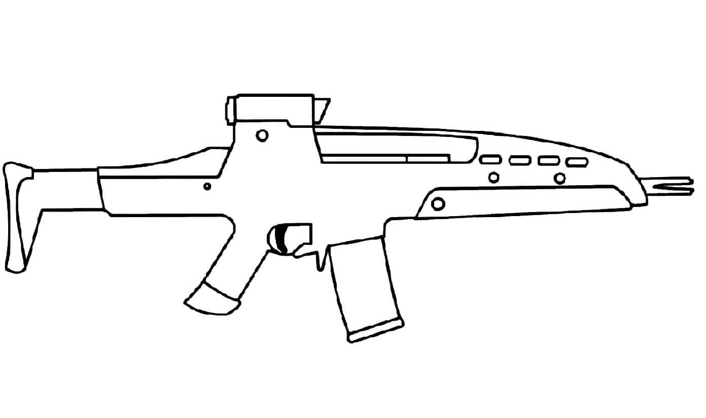Desenho de Free Fire Batalhá para Colorir Pdf