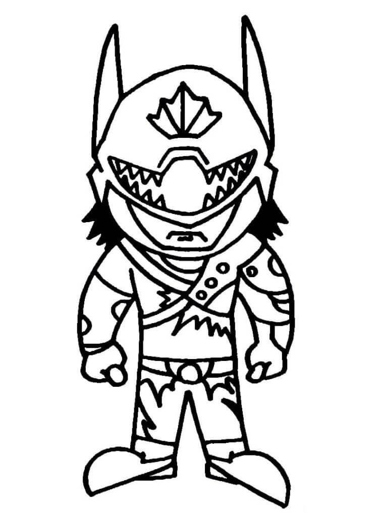 Desenho de Free Fire Bonito para Colorir Pdf