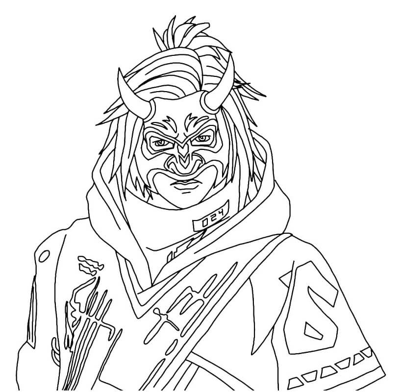 Desenho de Free Fire para Colorir Pdf