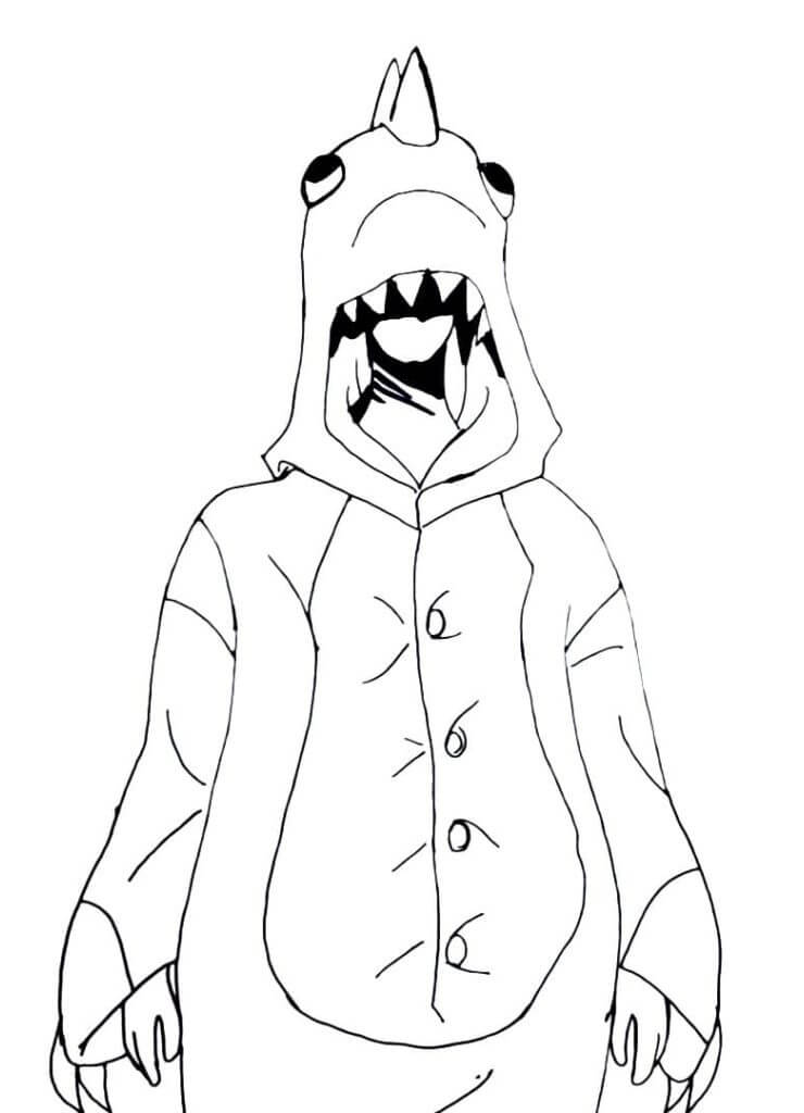 Desenho de Free Fire para Imprimir Lápis de Cor