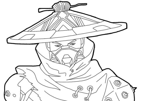 Desenho Mystic Seeker Free Fire para Colorir