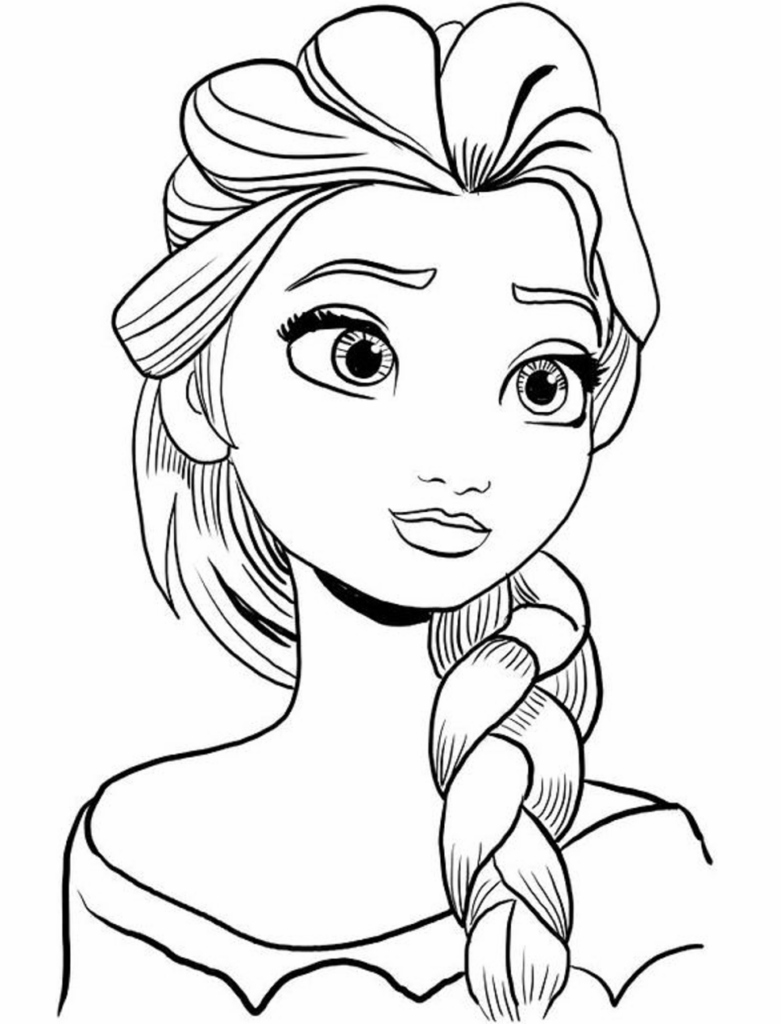 Desenho de Frozen para Colorir