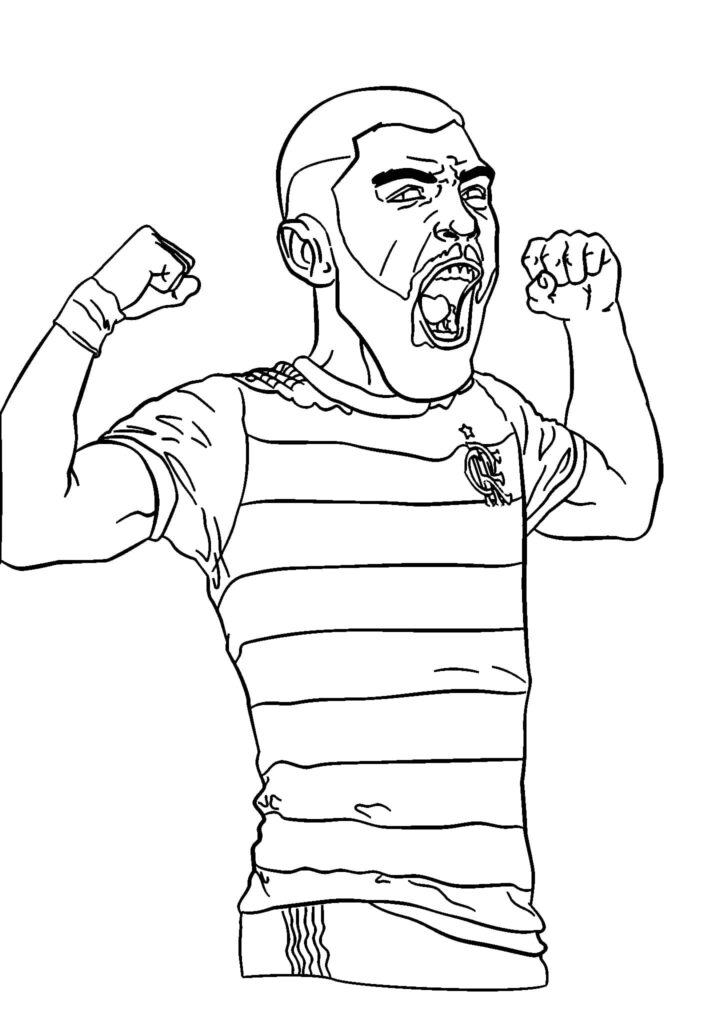 Desenho de Gabigol para Crianças para Colorir