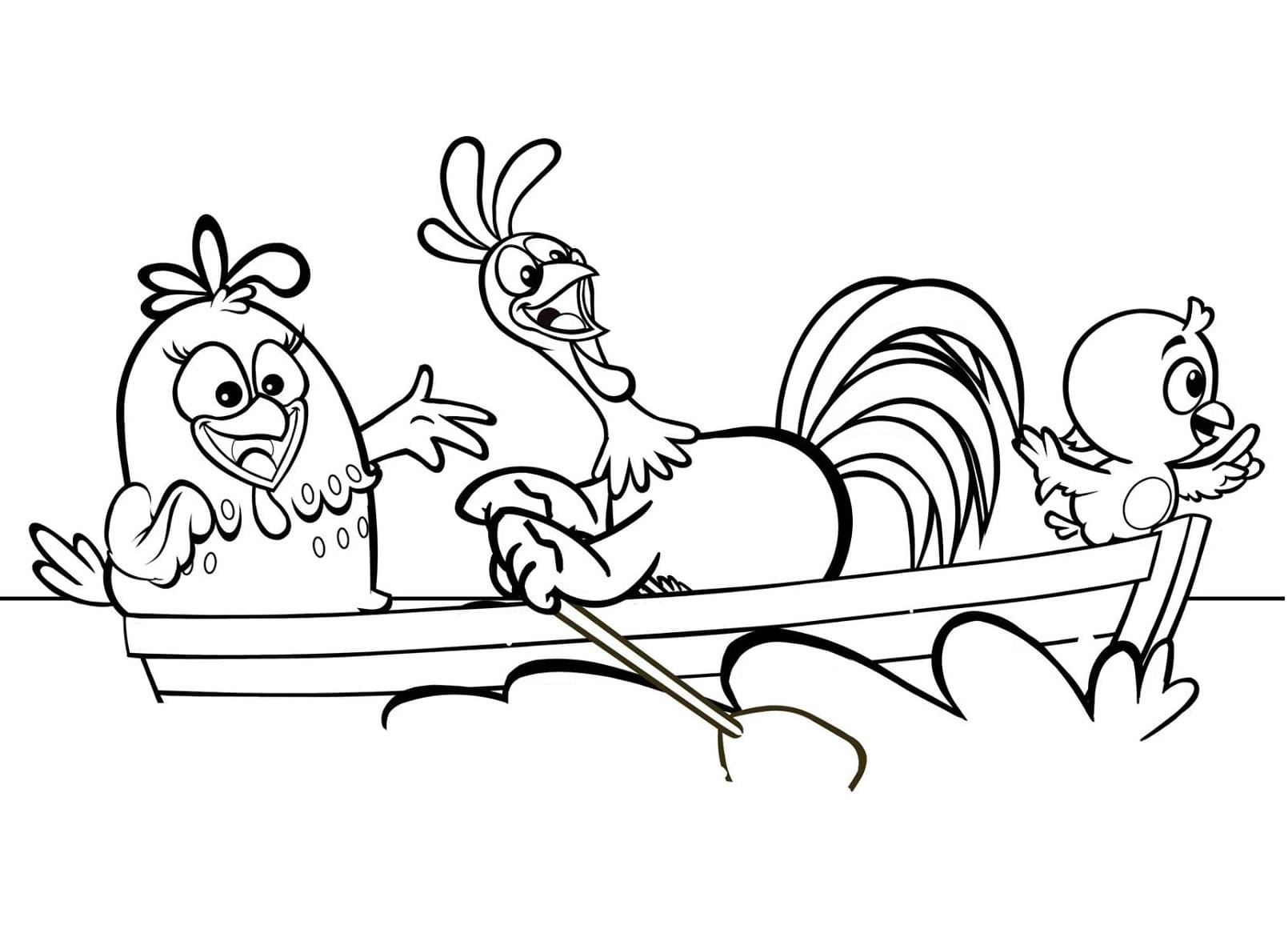 Desenho de Foto de Galinha Pintadinha para Colorir