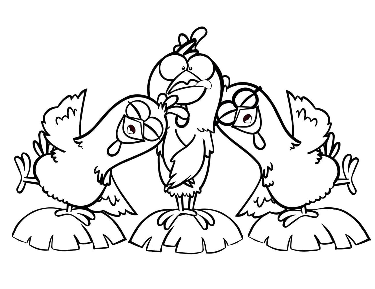 Desenho de Galinha Pintadinha Imprimivel para Crianças para Colorir
