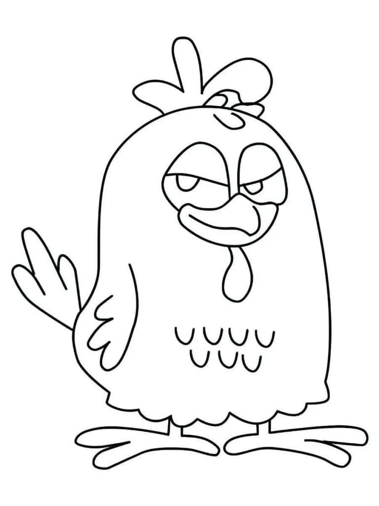 Desenho de Galinha Pintadinha para Crianças de 5 Ano para Colorir
