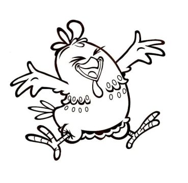 Desenho de Imprimível Galinha Pintadinha para Colorir