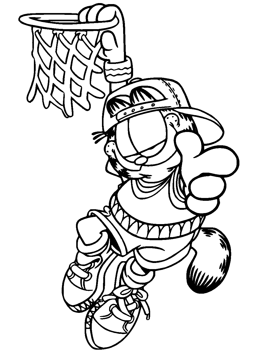 Desenhos de Garfield para Colorir