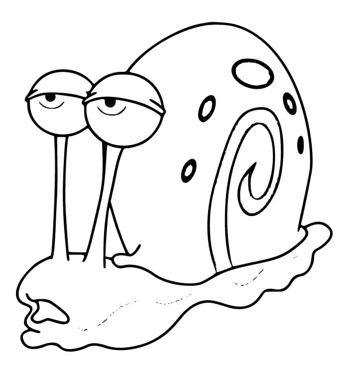 Desenhos de Gary Caracol para Colorir