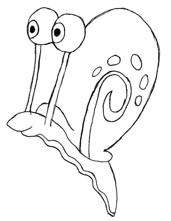 Desenho de Gary Grátis para Crianças para Colorir