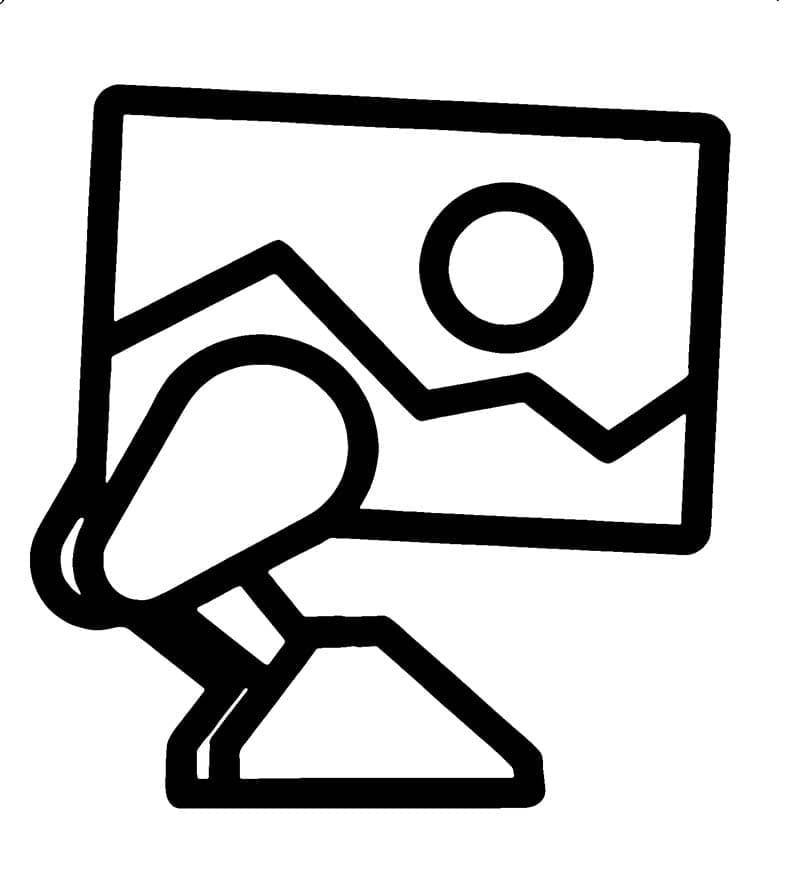 Desenho de Geometry Dash Grátis para Crianças para Colorir