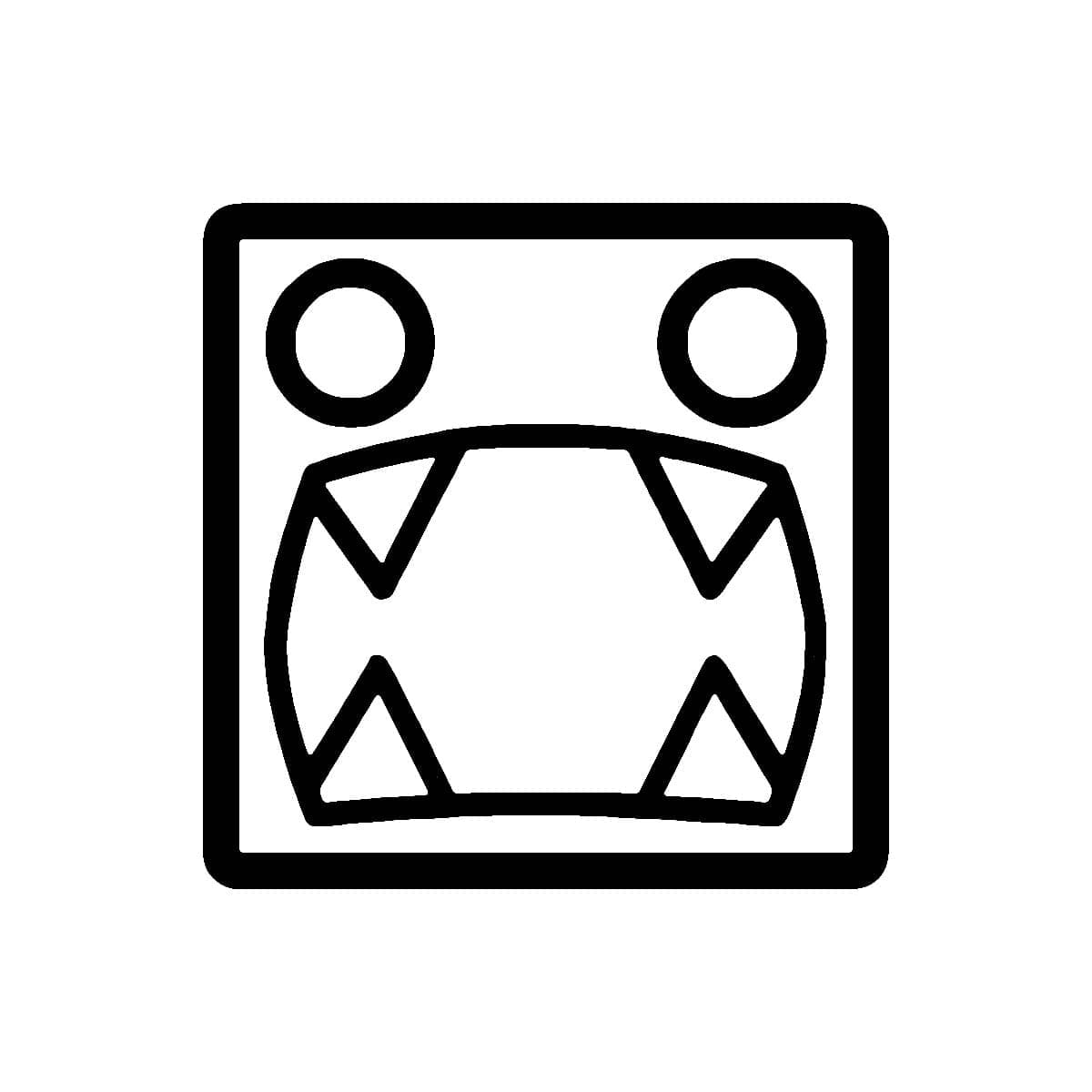 Desenho de Imprimivel Geometry Dash para Colorir