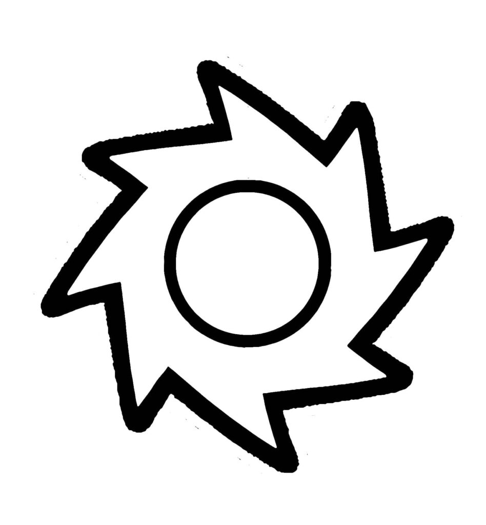 Desenho de Imprimivel Grátis Geometry Dash para Colorir