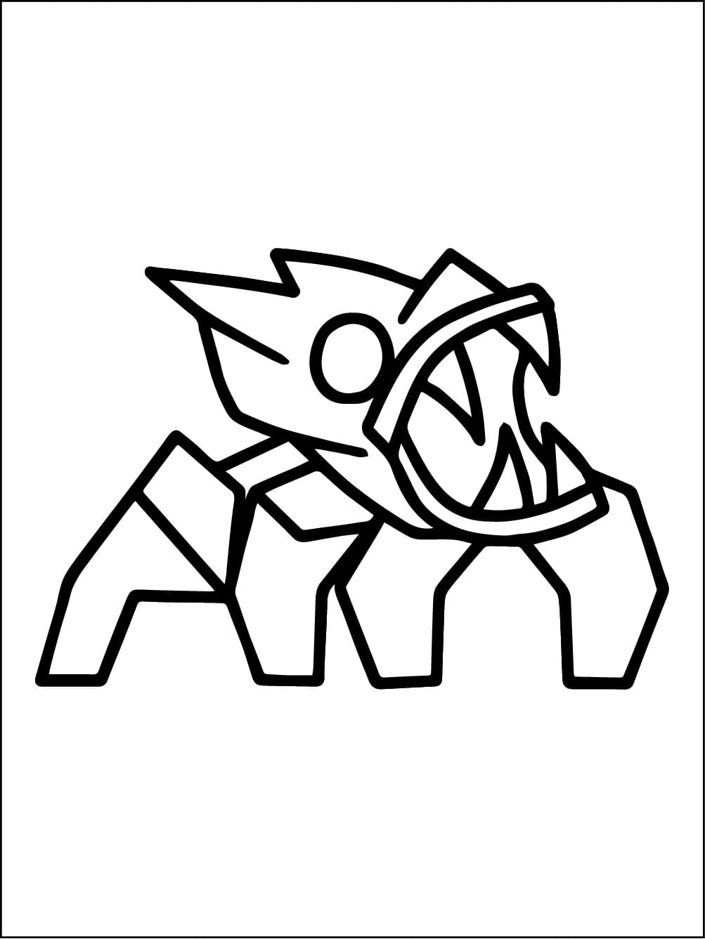 Desenhos de Geometry Dash para Colorir
