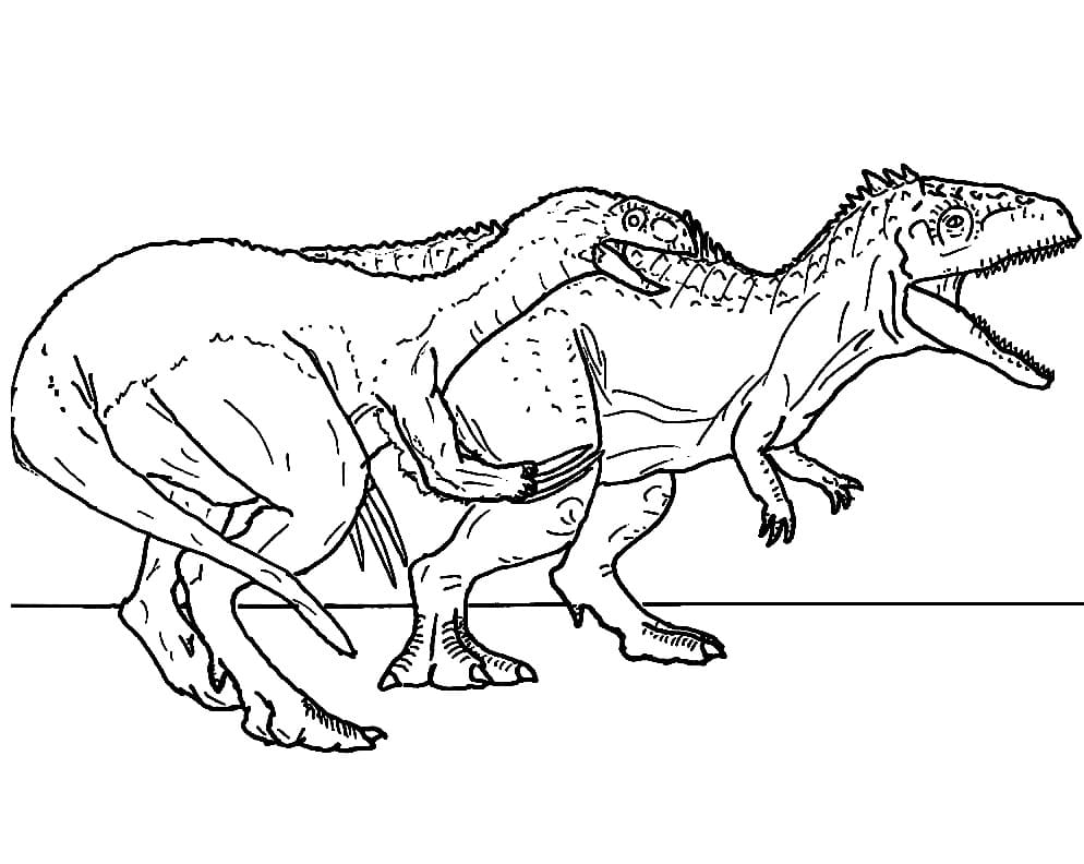 Desenhos de Giganotossauro para Colorir