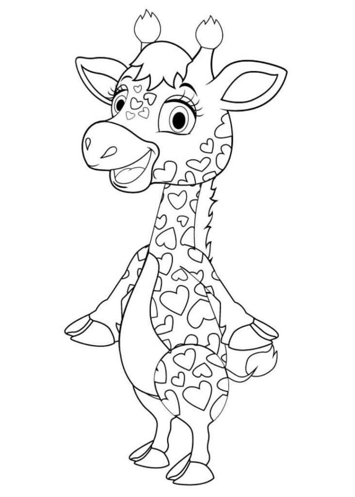 Desenho de Giramille para Imprimir e Colorir