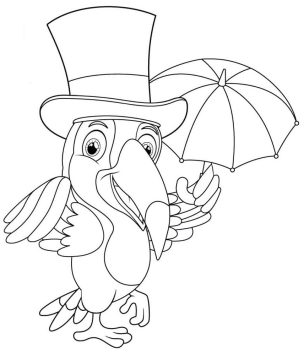 Desenho Tuco de Giramille para Colorir