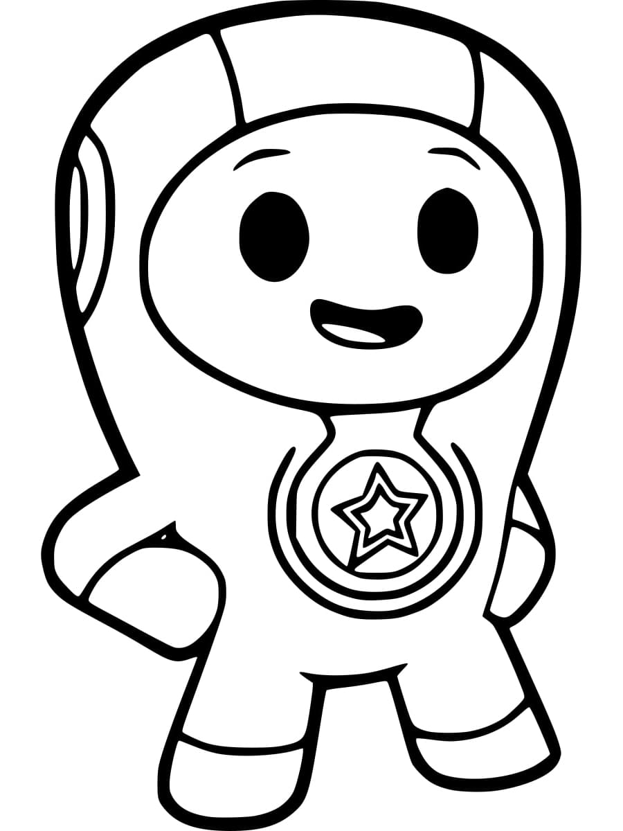 Desenho de Foz de Go Jetters para Colorir