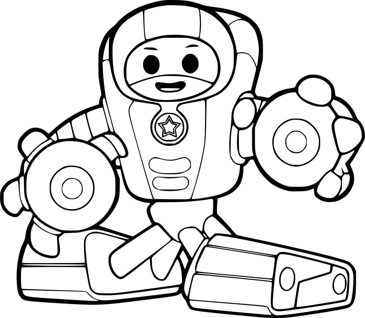 Desenho de Go Jetters Foz para Colorir