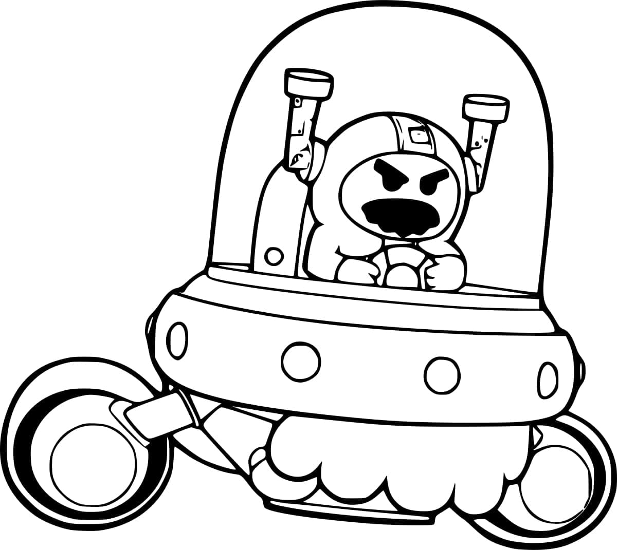 Desenho de Grandmaster de Go Jetters para Colorir