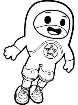 Desenho de Kyan para Colorir