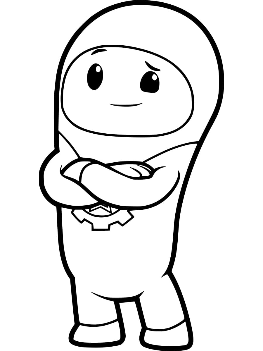 Desenho de Lars Go Jetters para Colorir