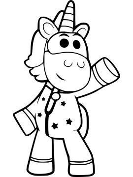 Desenho de Ubercorn Go Jetters para Colorir