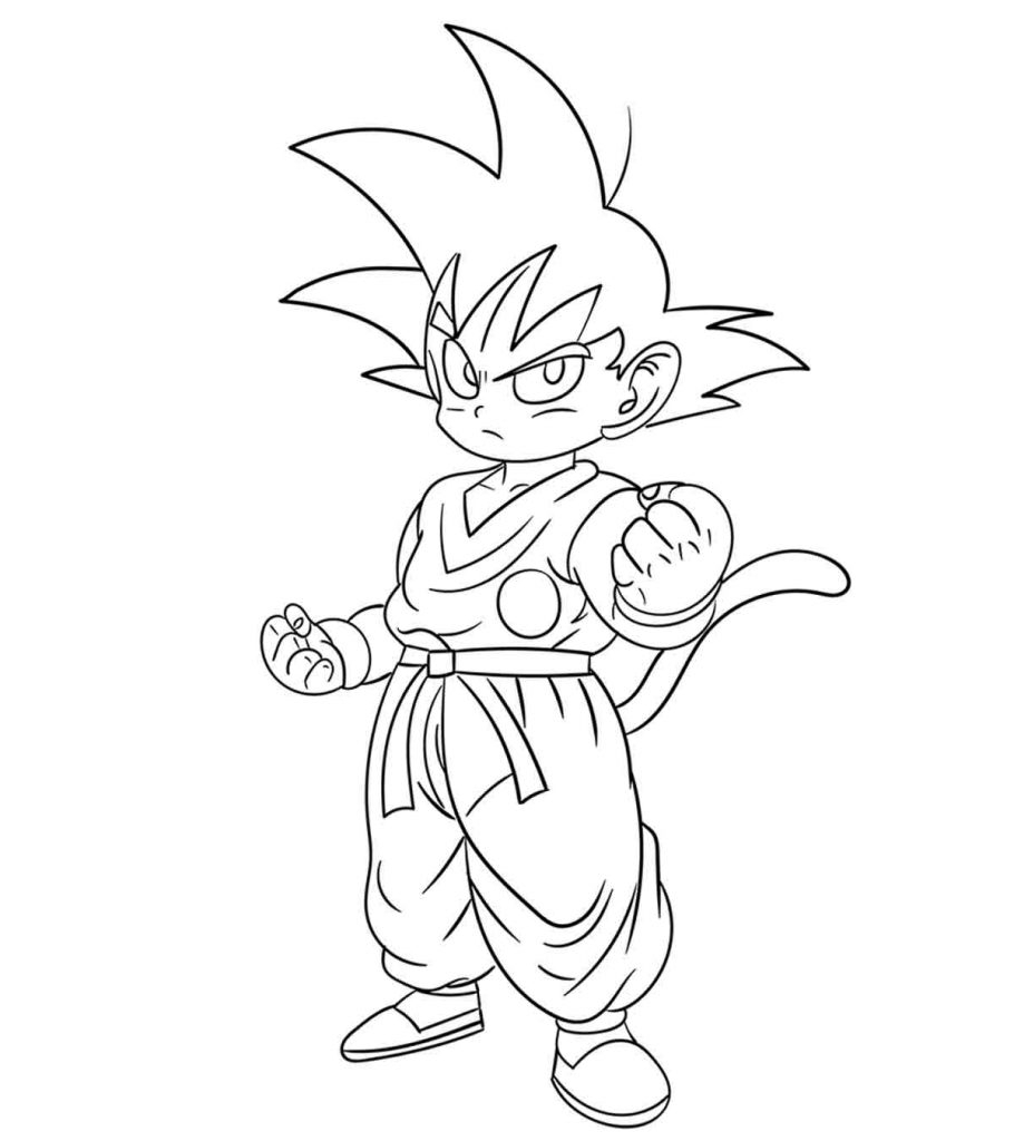 Desenhos de Gohan para Colorir