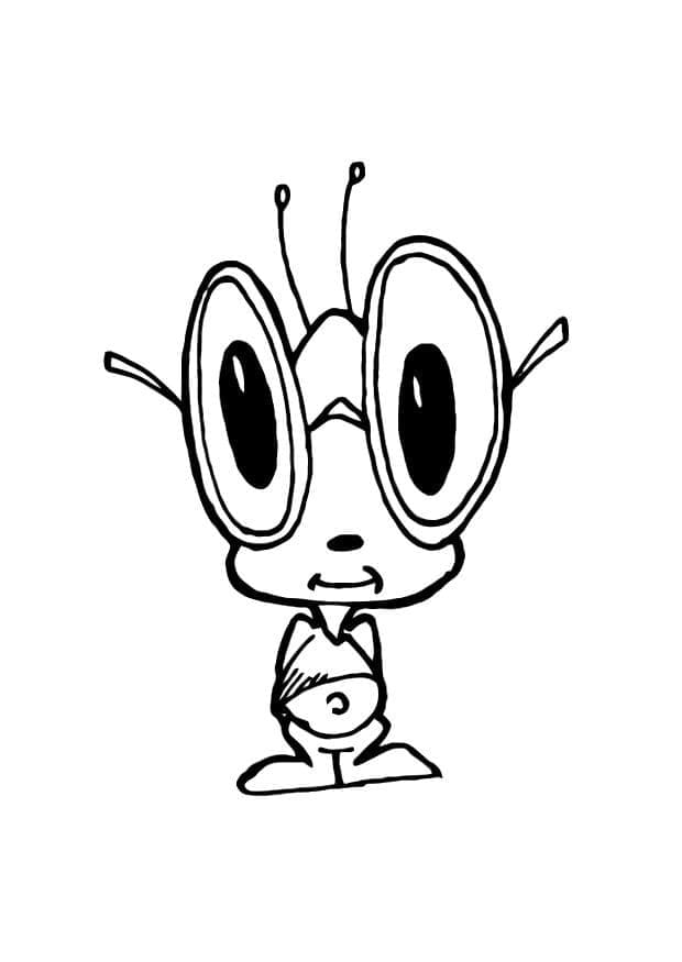 Desenhos de Grilo para Colorir