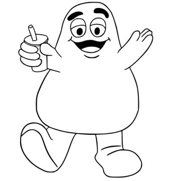 Desenhos de Lindo Grimace para Colorir
