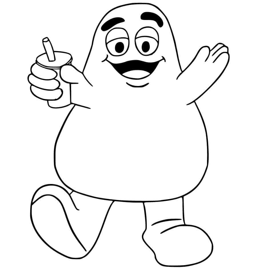 Desenhos de Lindo Grimace para Colorir