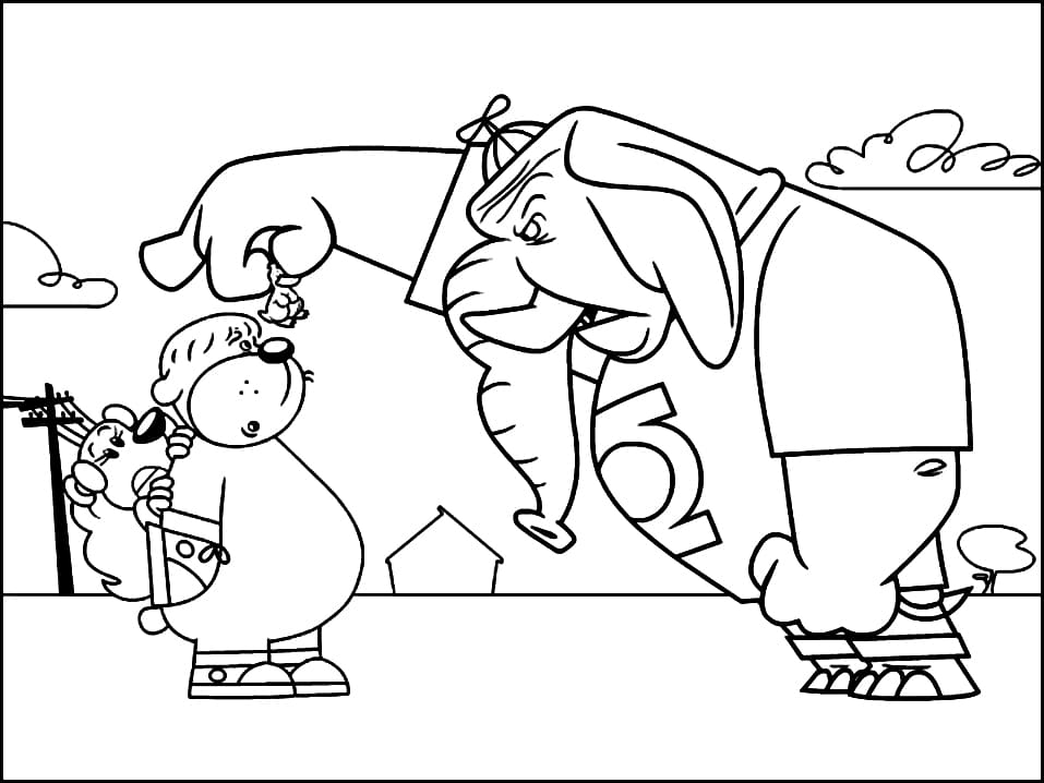Desenho de as Aventuras de Gui e Estopa Divertido