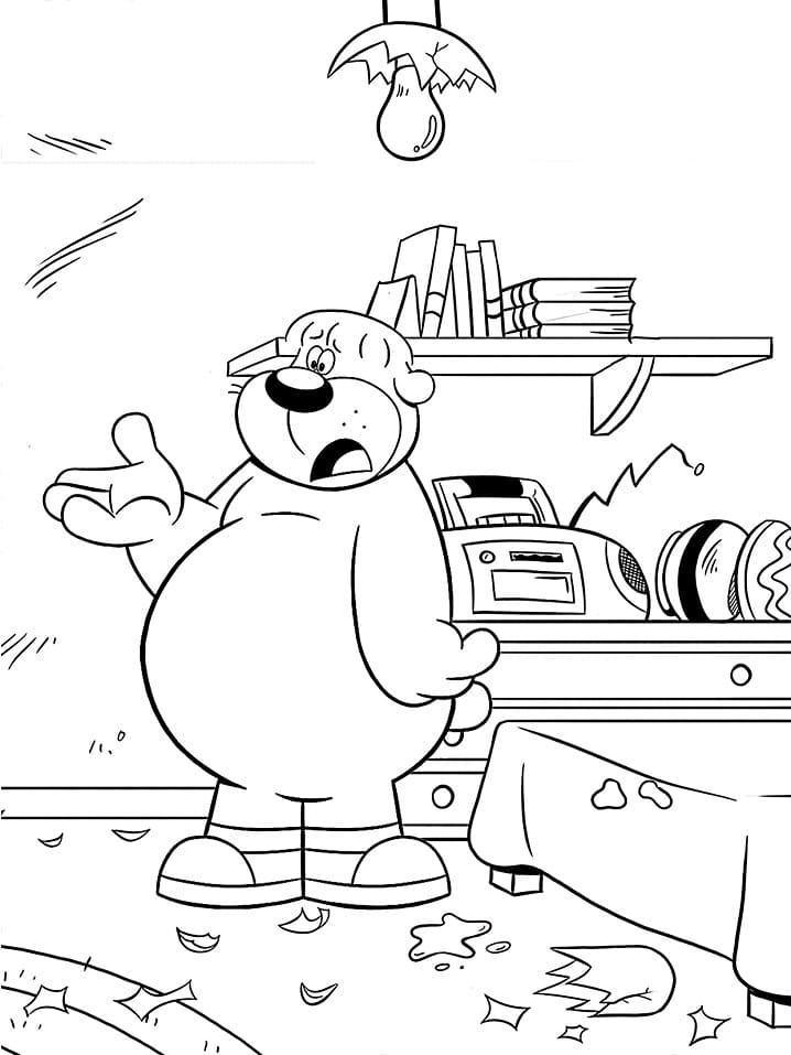 Desenho de Gui e Estopa Fácil