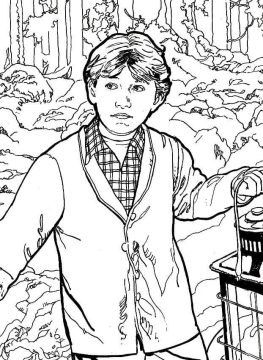 Desenho de Ron Weasley para Imprimir lápis de Cor