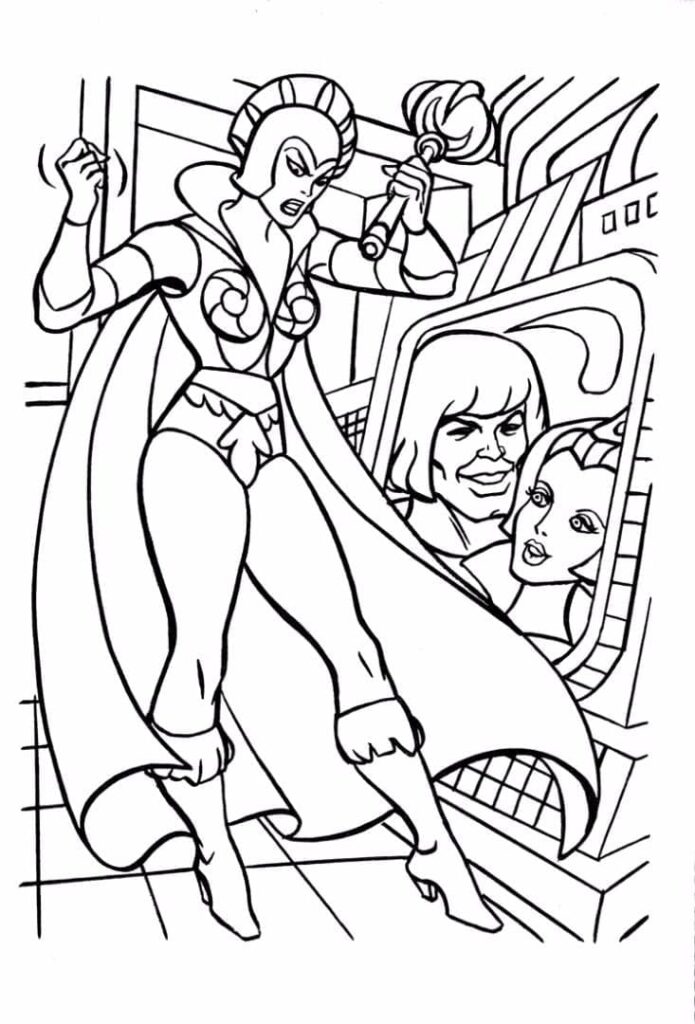 Desenho de Heman para Colorir Pdf