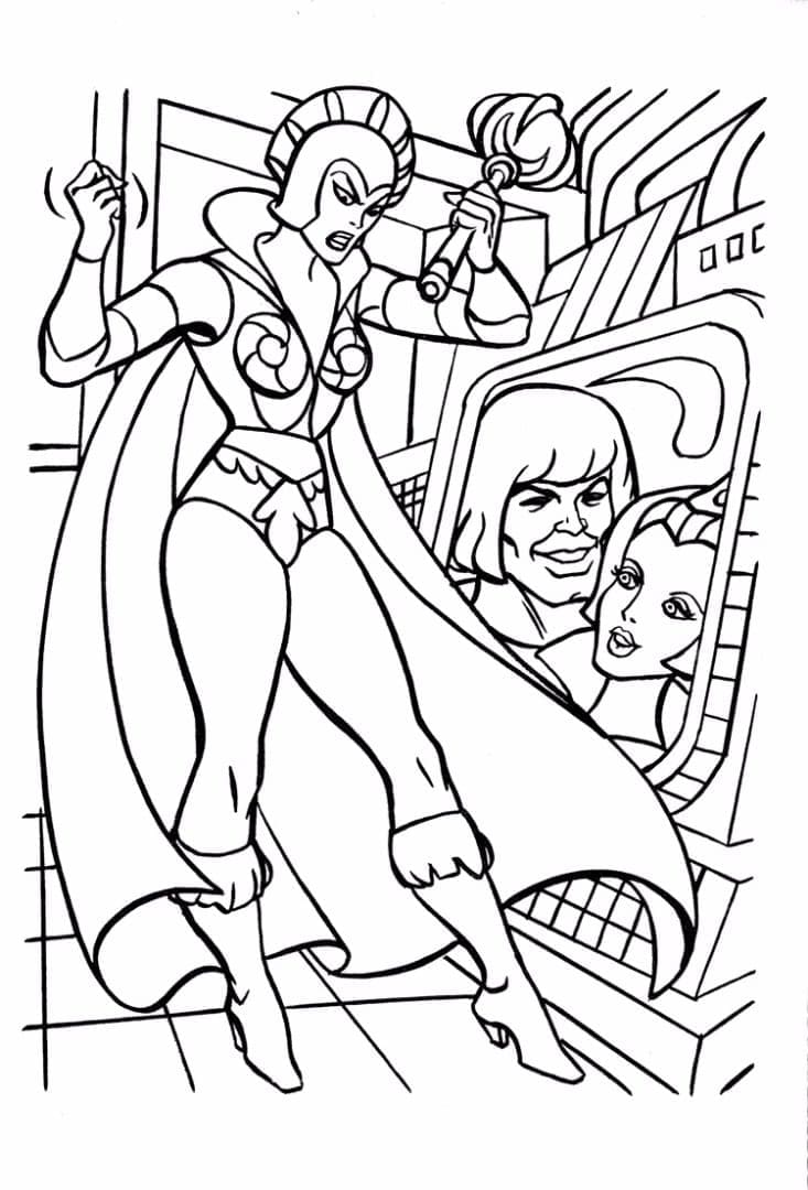 Desenho de Heman para Colorir Pdf