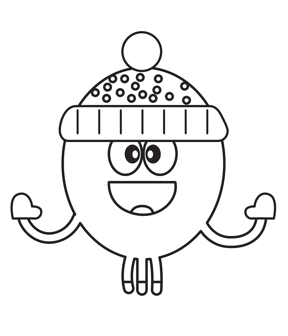 Desenho de Betty de Duggee para Colorir