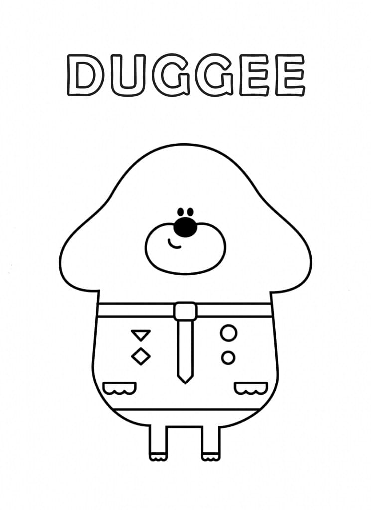 Desenho de Duggee para Colorir