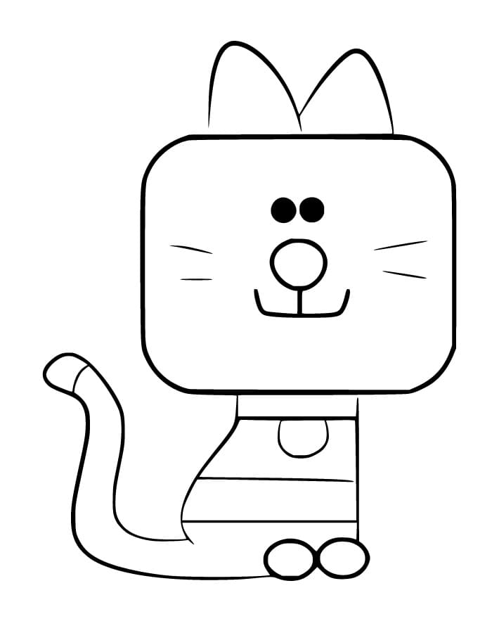 Desenho de Enid de Hey Duggee para Colorir
