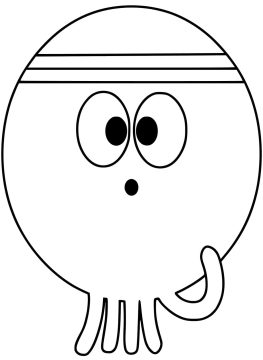 Desenho de Hey Duggee Betty para Colorir