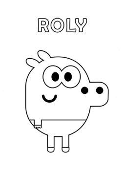 Desenho de Roly de Hey Duggee para Colorir