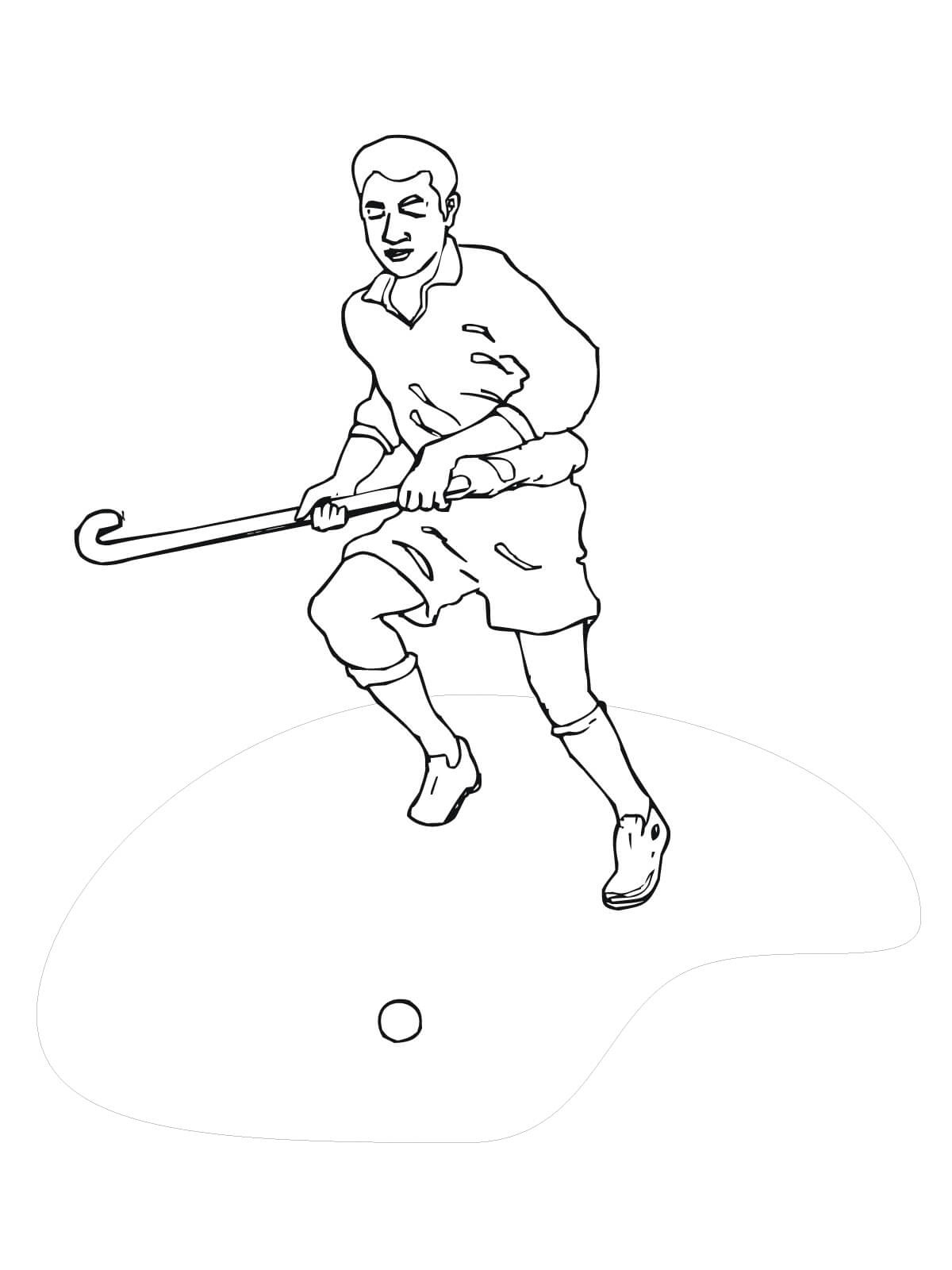 Desenhos de Hóquei para Colorir